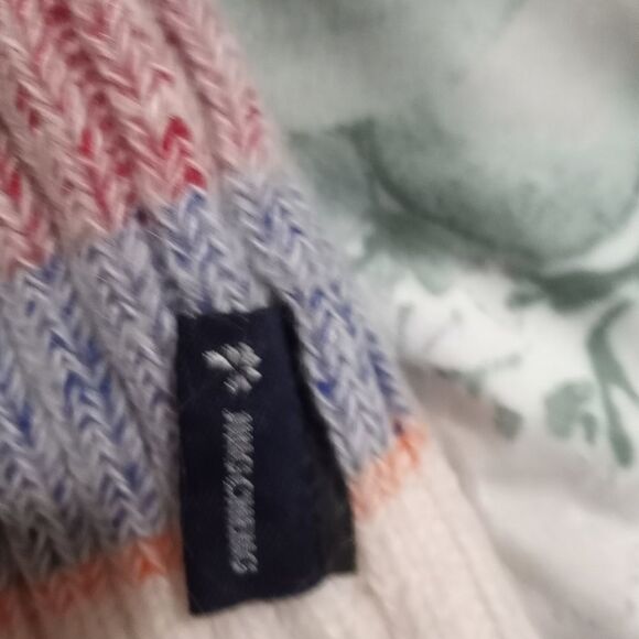 Jing Cheng 6 Careless Mohair Angora Multiclor Longslvs Strips Full Zipper Women - Picture 4 of 11